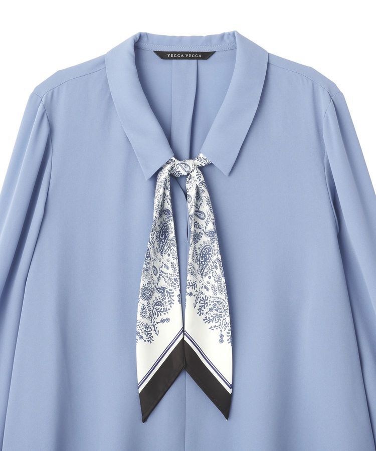 YECCA VECCA「スカーフ付きブラウス」|シャツ・ブラウス|