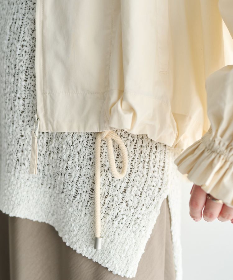 Editt by YECCA VECCA「ボリュームギャザーデザインZIPブルゾン」|ブルゾン・スタジャン|