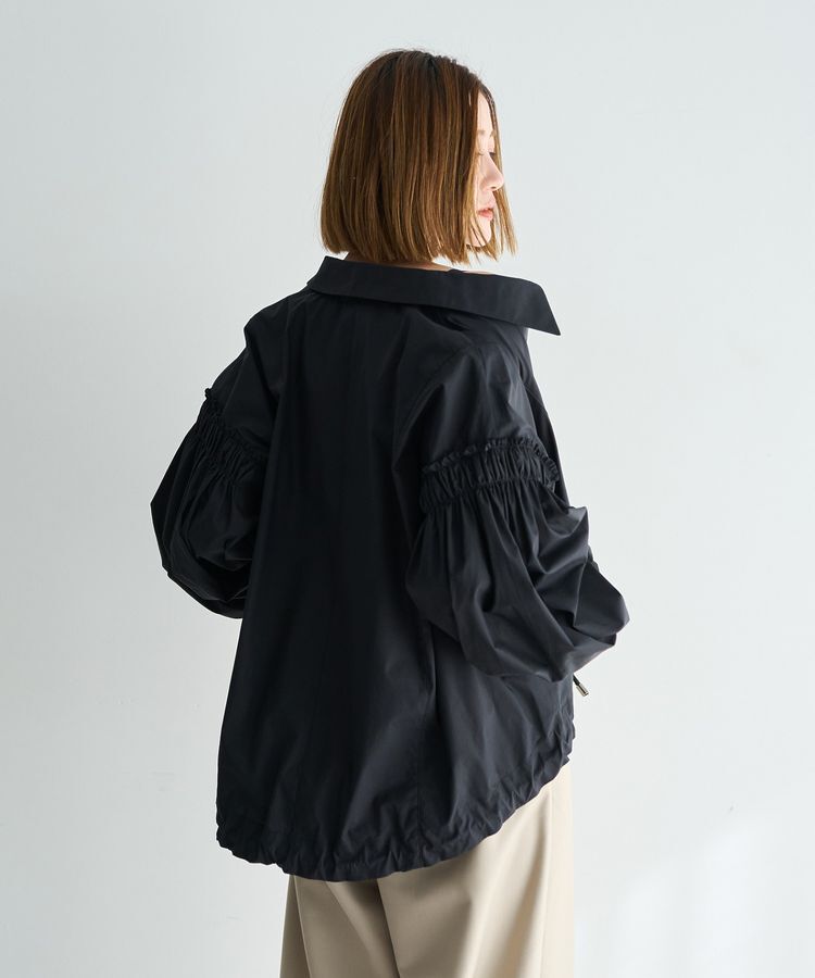 Editt by YECCA VECCA「ボリュームギャザーデザインZIPブルゾン」|ブルゾン・スタジャン|