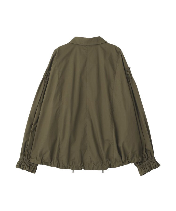 Editt by YECCA VECCA「ボリュームギャザーデザインZIPブルゾン」|ブルゾン・スタジャン|