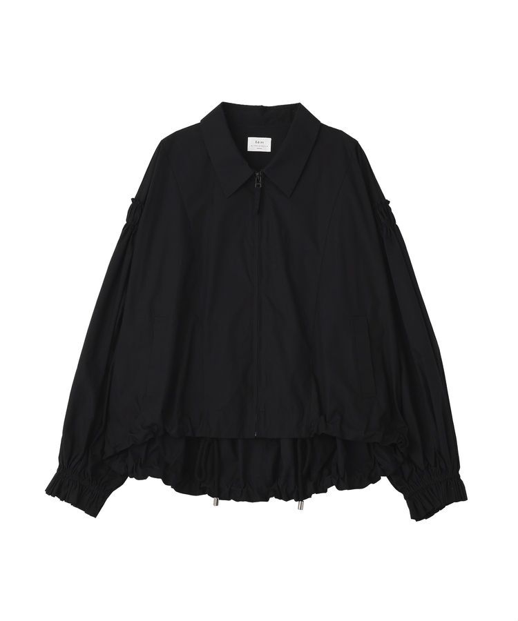 Editt by YECCA VECCA「ボリュームギャザーデザインZIPブルゾン」|ブルゾン・スタジャン|