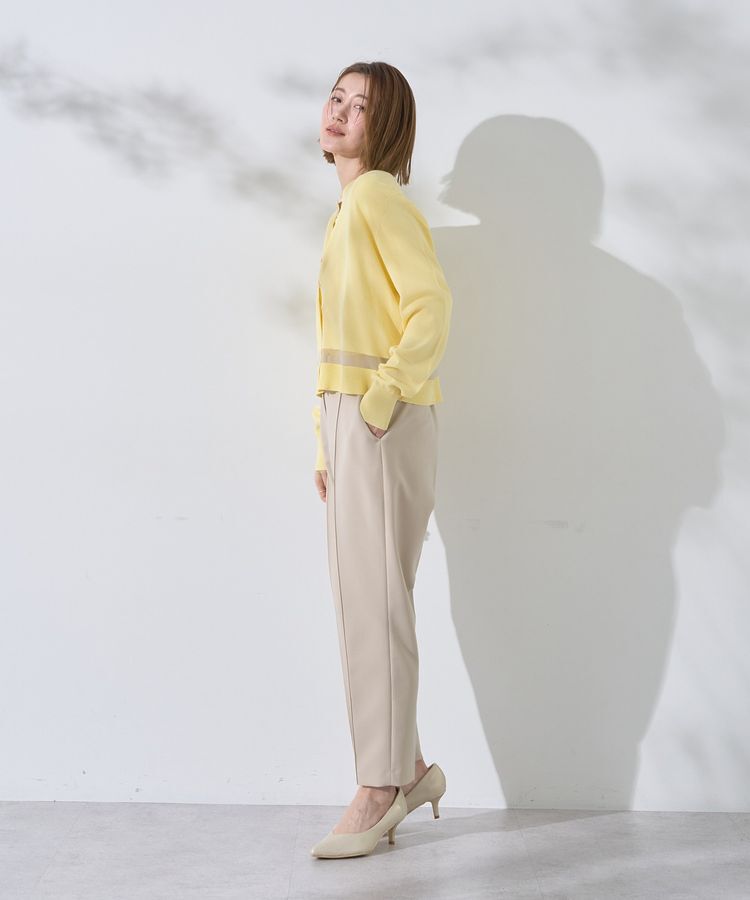 YECCA VECCA「シアーMIXカーディガン」|カーディガン|