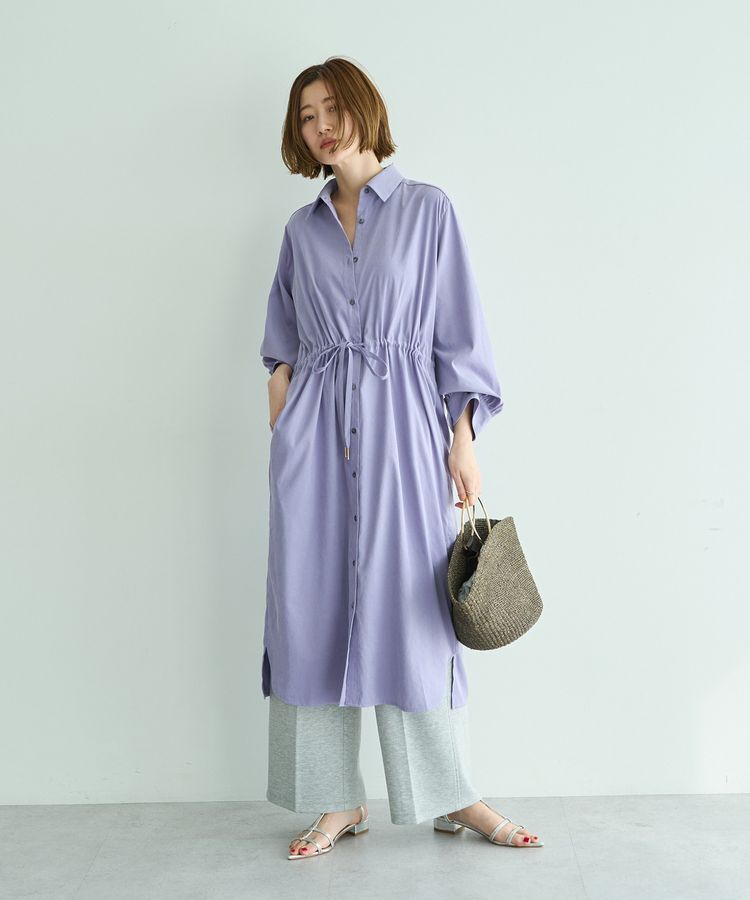 YECCA VECCA「UVカット2way袖バルーンワンピース」|ワンピース|