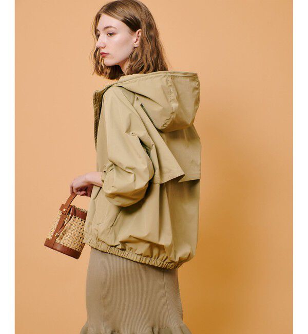 allureville「ミドルフーディーブルゾン」|ブルゾン・スタジャン|