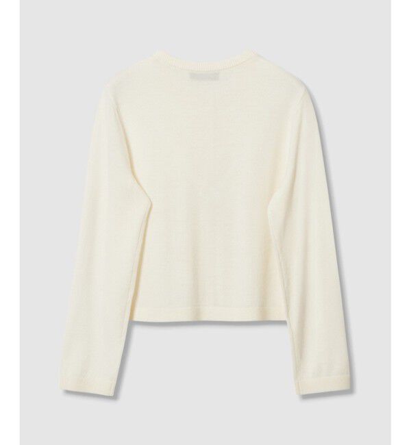 LOULOU WILLOUGHBY「【LOULOU WILLOUGHBY】メリノウールカラーカーディガン」|カーディガン|