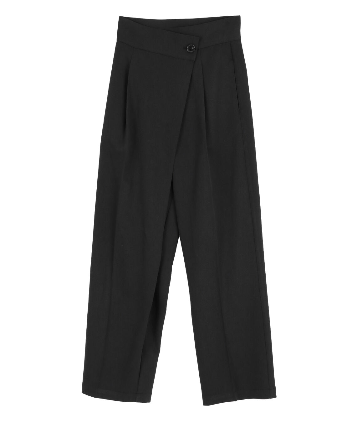 ur's「ラップ風デザインハイウエストパンツ」|スラックス|