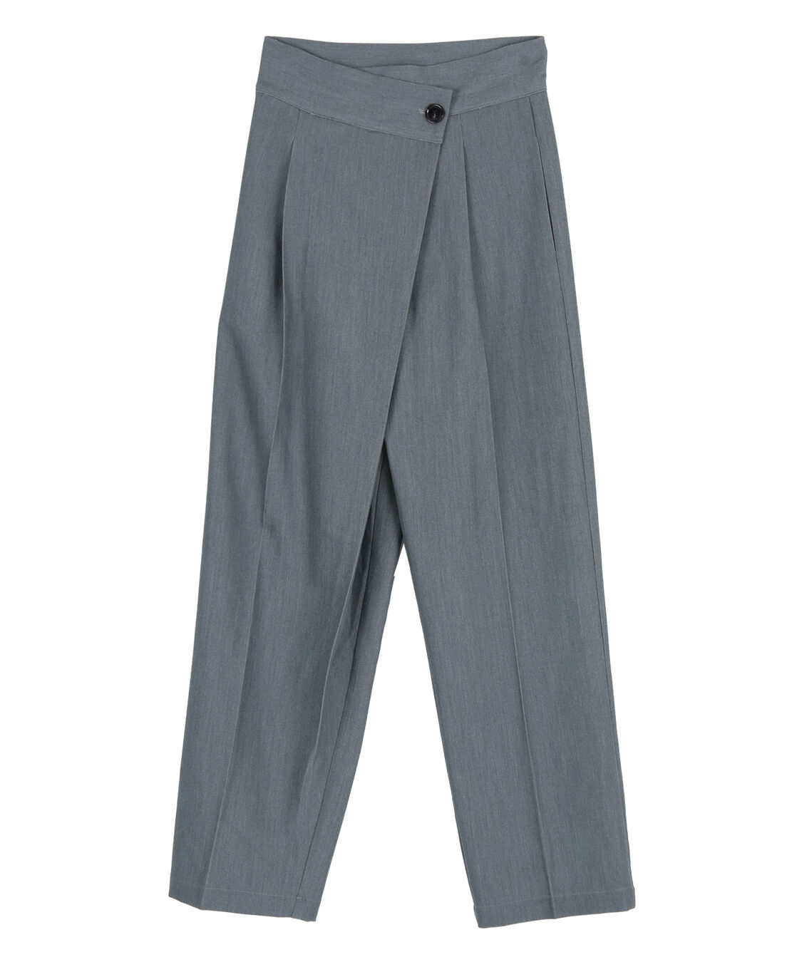 ur's「ラップ風デザインハイウエストパンツ」|スラックス|