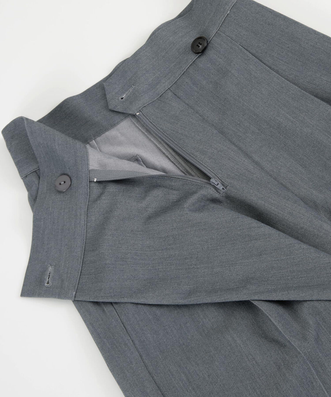 ur's「ラップ風デザインハイウエストパンツ」|スラックス|