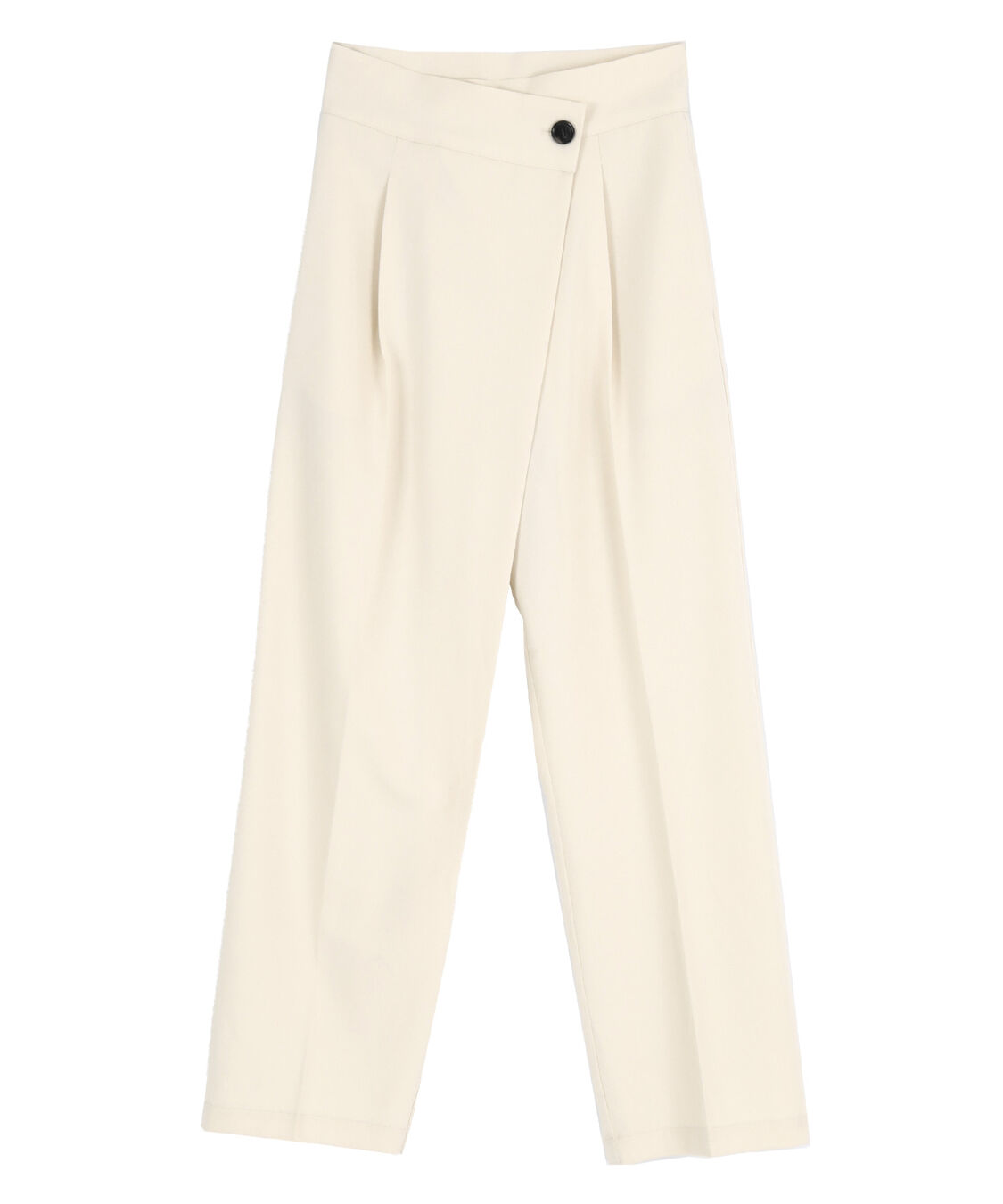 ur's「ラップ風デザインハイウエストパンツ」|スラックス|