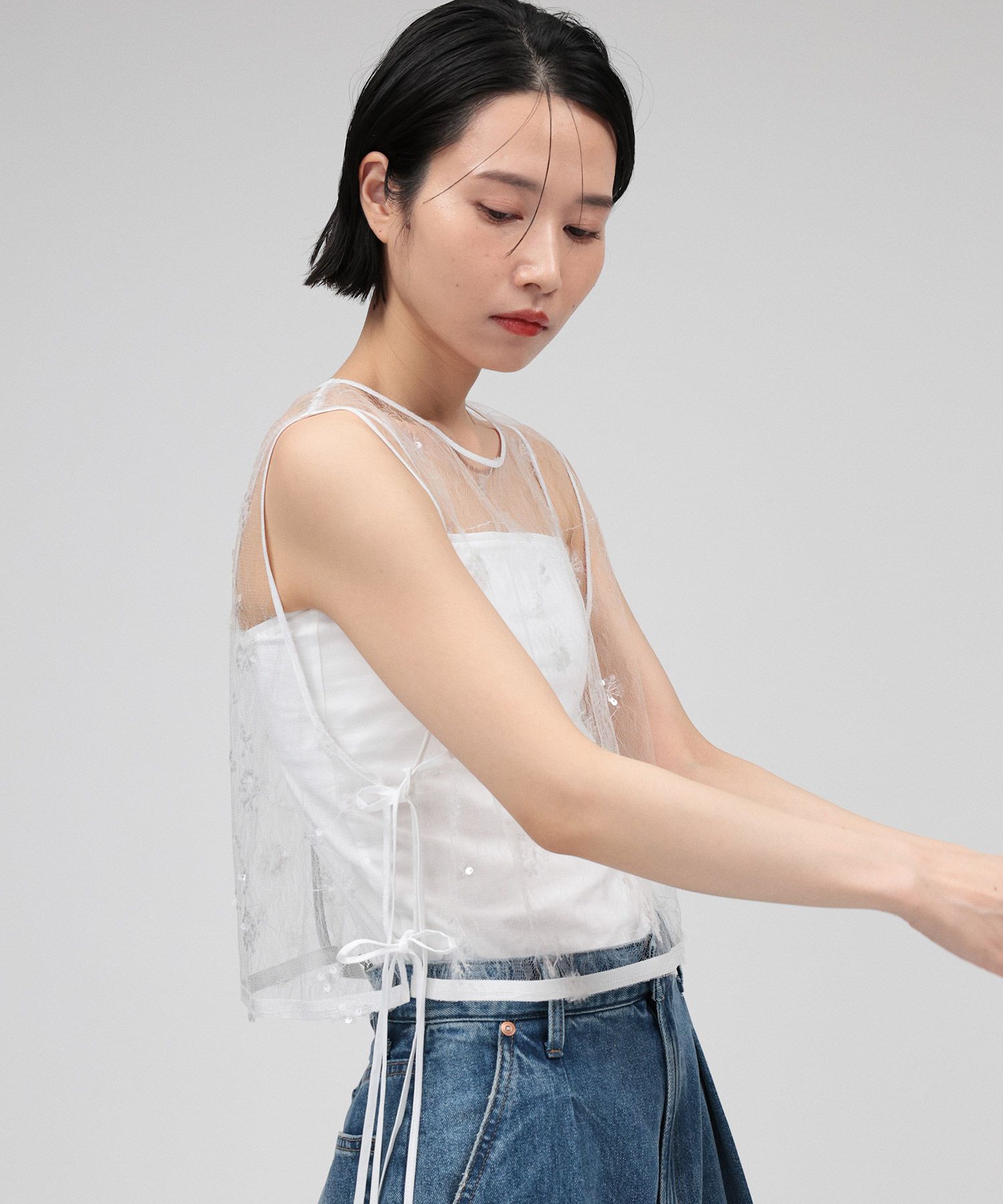 BABYLONE「インナーカップ付きキャミ」|キャミソール|