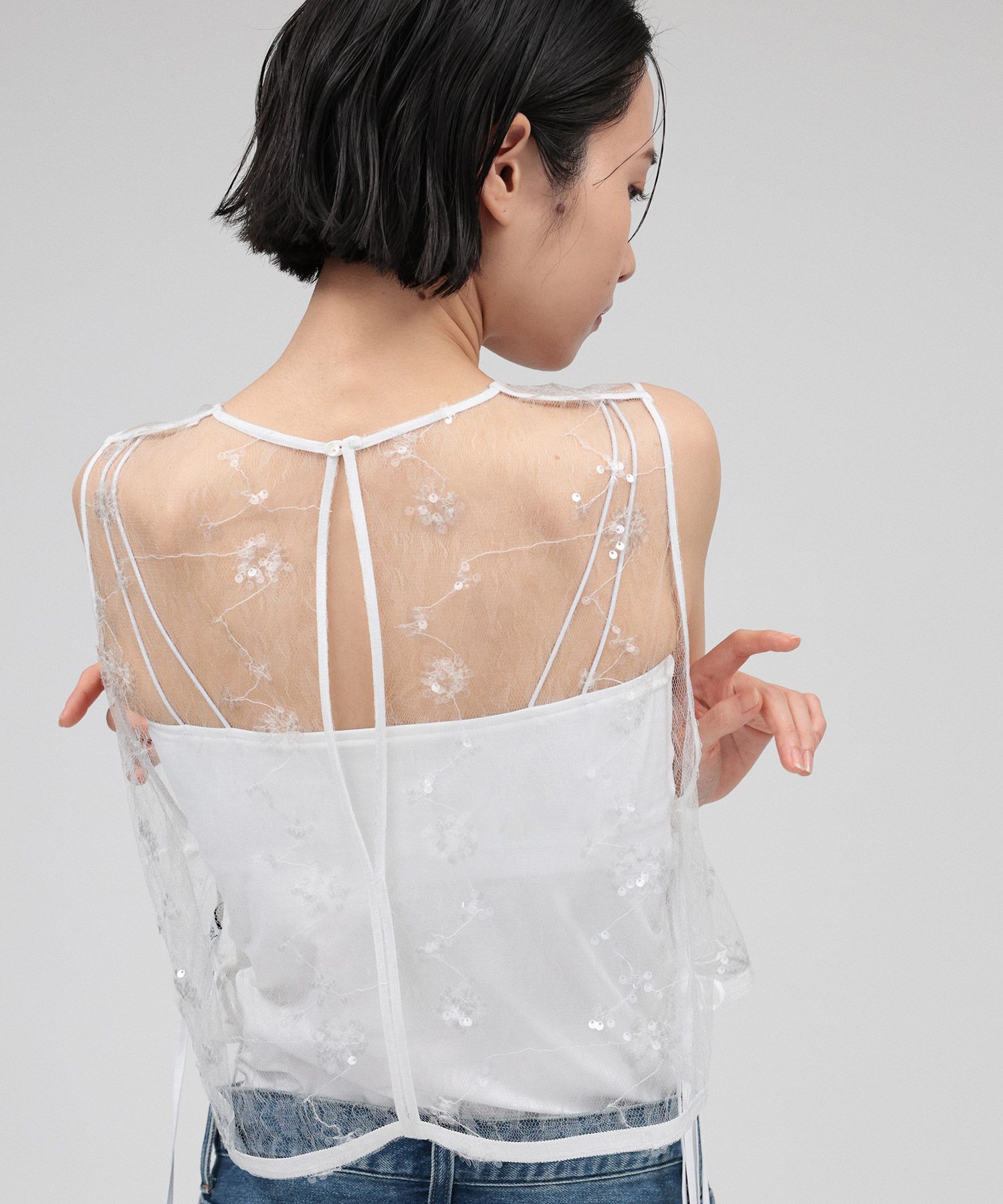 BABYLONE「インナーカップ付きキャミ」|キャミソール|