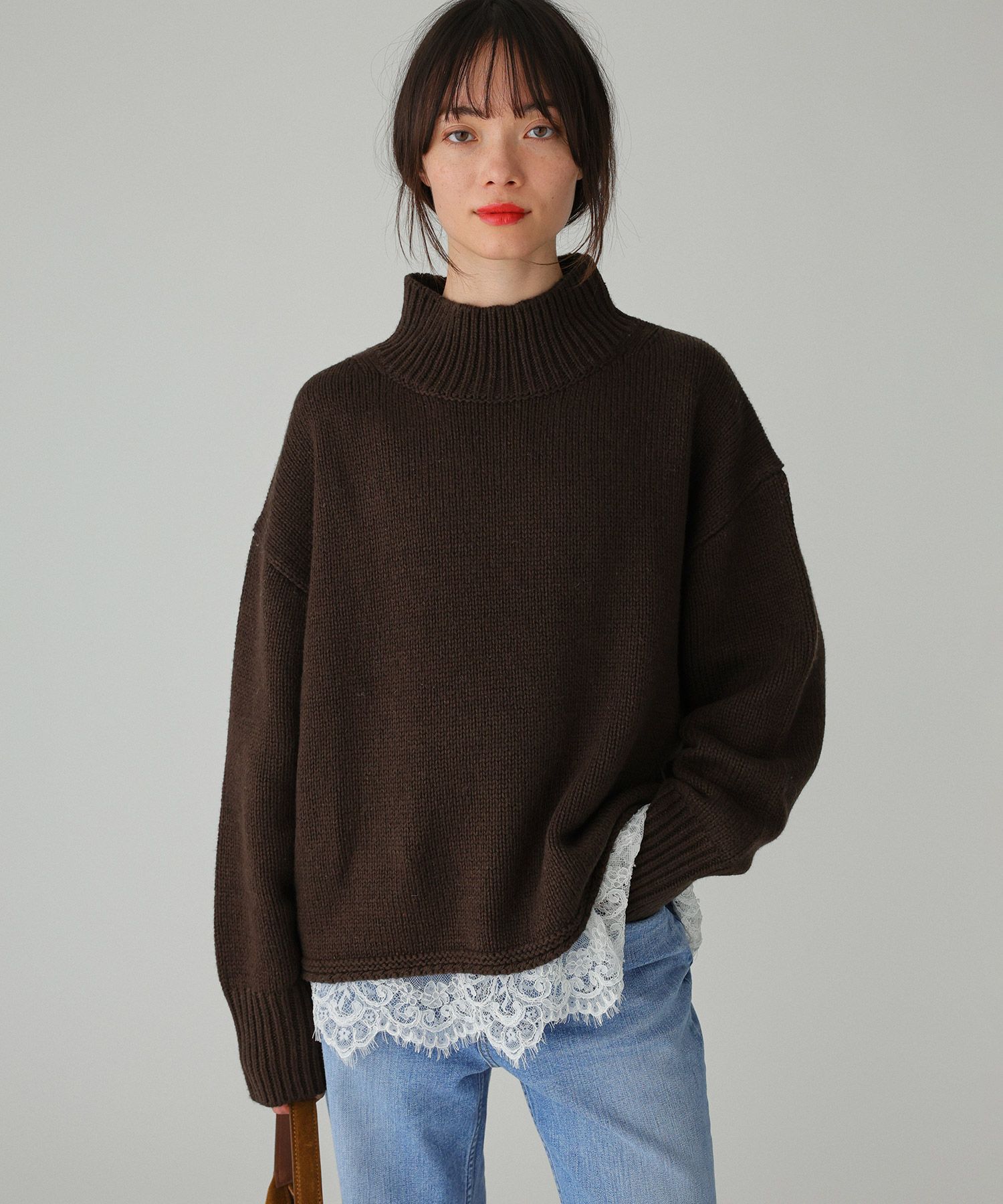 BABYLONE「リラクシータートルプルオーバー」|ニット・セーター|