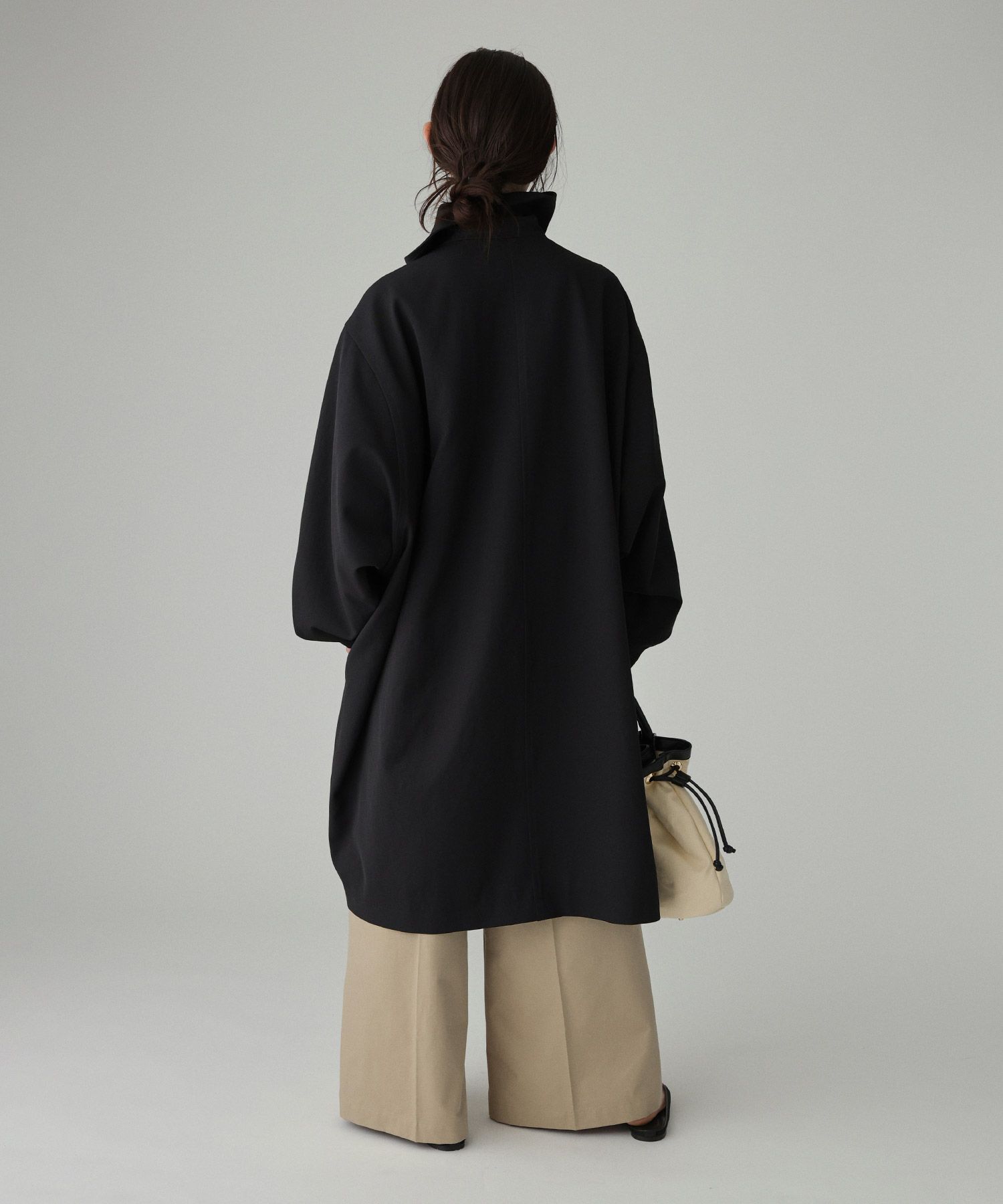 BABYLONE「【多機能素材】オーバーフォルムコート」|ステンカラーコート|
