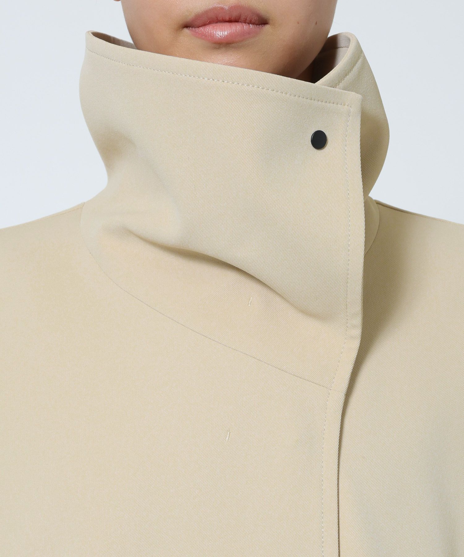 BABYLONE「【多機能素材】オーバーフォルムコート」|ステンカラーコート|