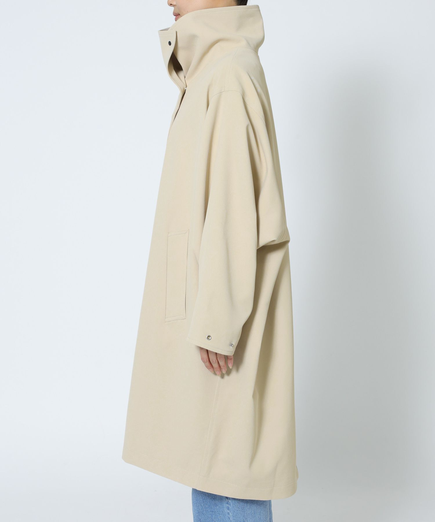 BABYLONE「【多機能素材】オーバーフォルムコート」|ステンカラーコート|