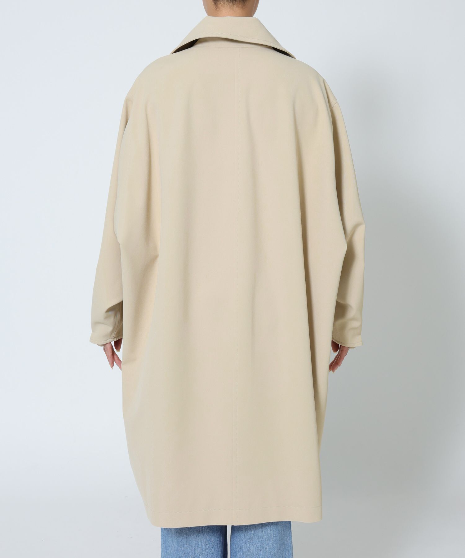 BABYLONE「【多機能素材】オーバーフォルムコート」|ステンカラーコート|