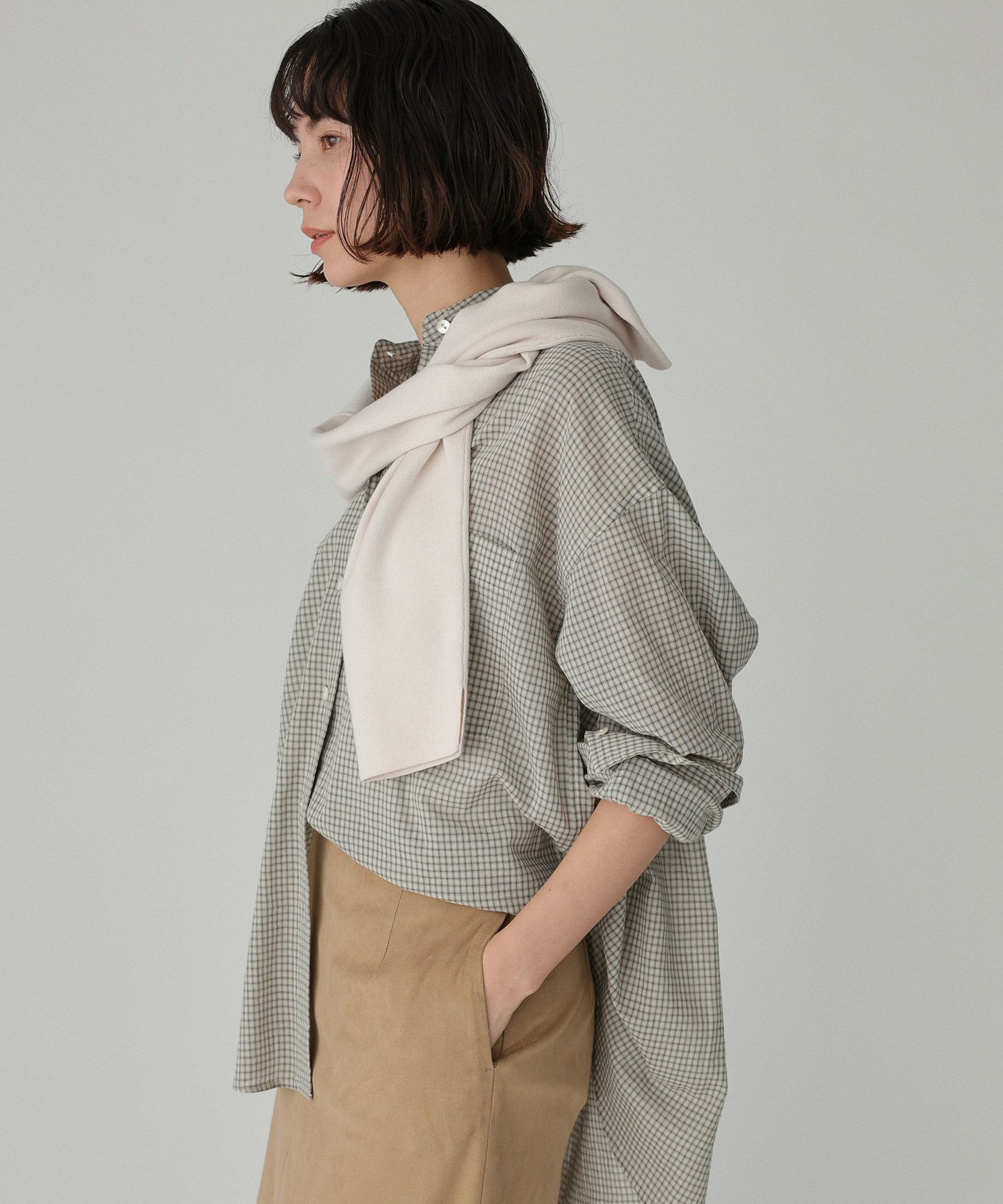 BABYLONE「コットンローンシャツ」|シャツ・ブラウス|