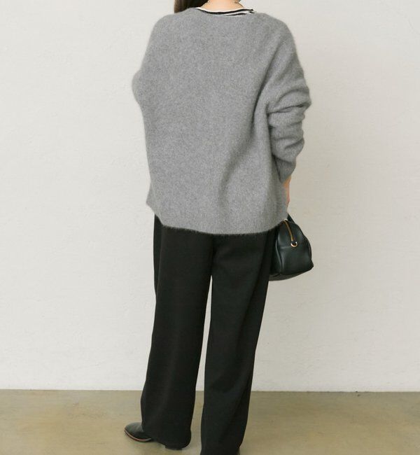  「【25th】FOXウールニットVネックカーディガン」|カーディガン|