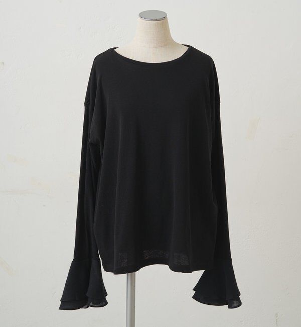  「布帛フレアカフカットソー」|Tシャツ・カットソー|