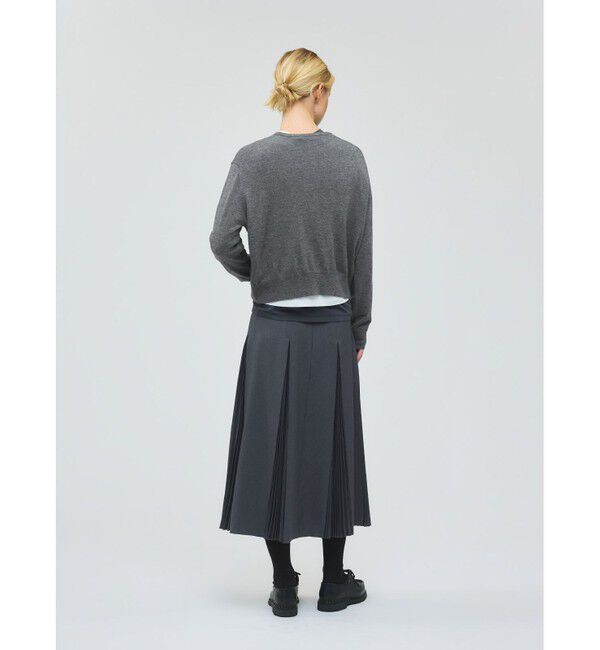 mizuiro ind「mizuiro ind クルーネックショートカーディガン」|カーディガン|