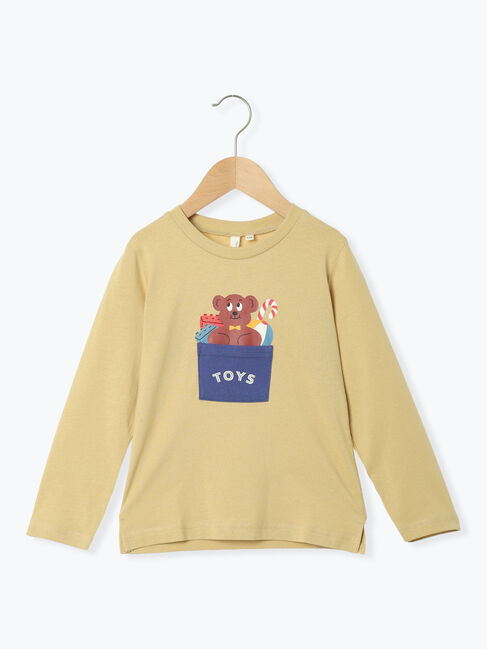 Samansa Mos2 Lagom「おもちゃ箱プリントロンT」|Tシャツ・カットソー|