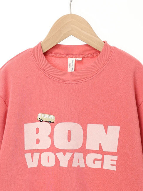 Samansa Mos2 Lagom「バス刺繍裏起毛トレーナー」|Tシャツ・カットソー|
