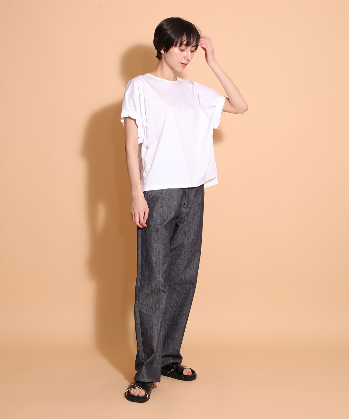 DAY by DAY it&rsquo;s international「スムースコットンタックスリーブカットソー」|Tシャツ・カットソー|