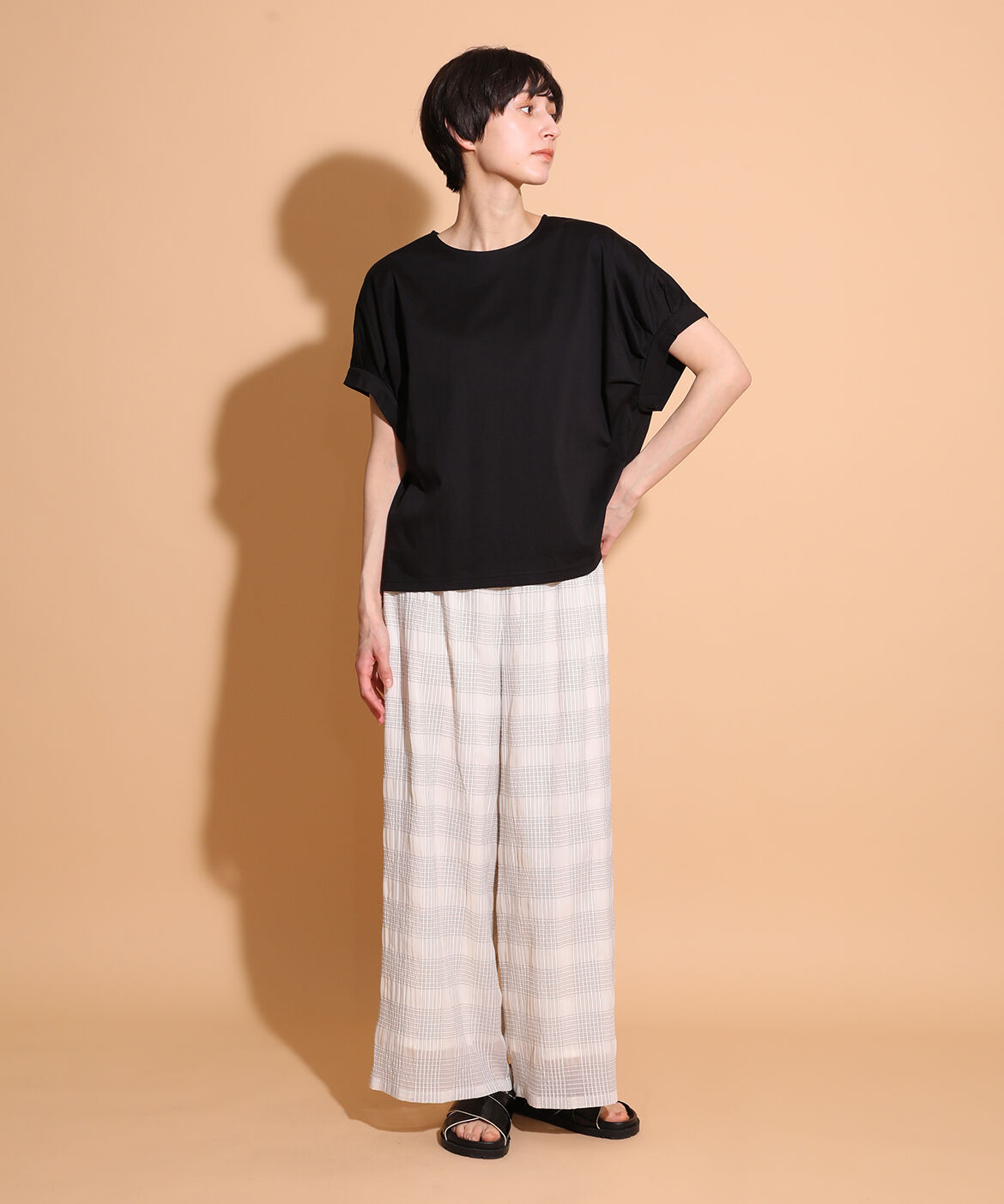 DAY by DAY it&rsquo;s international「スムースコットンタックスリーブカットソー」|Tシャツ・カットソー|