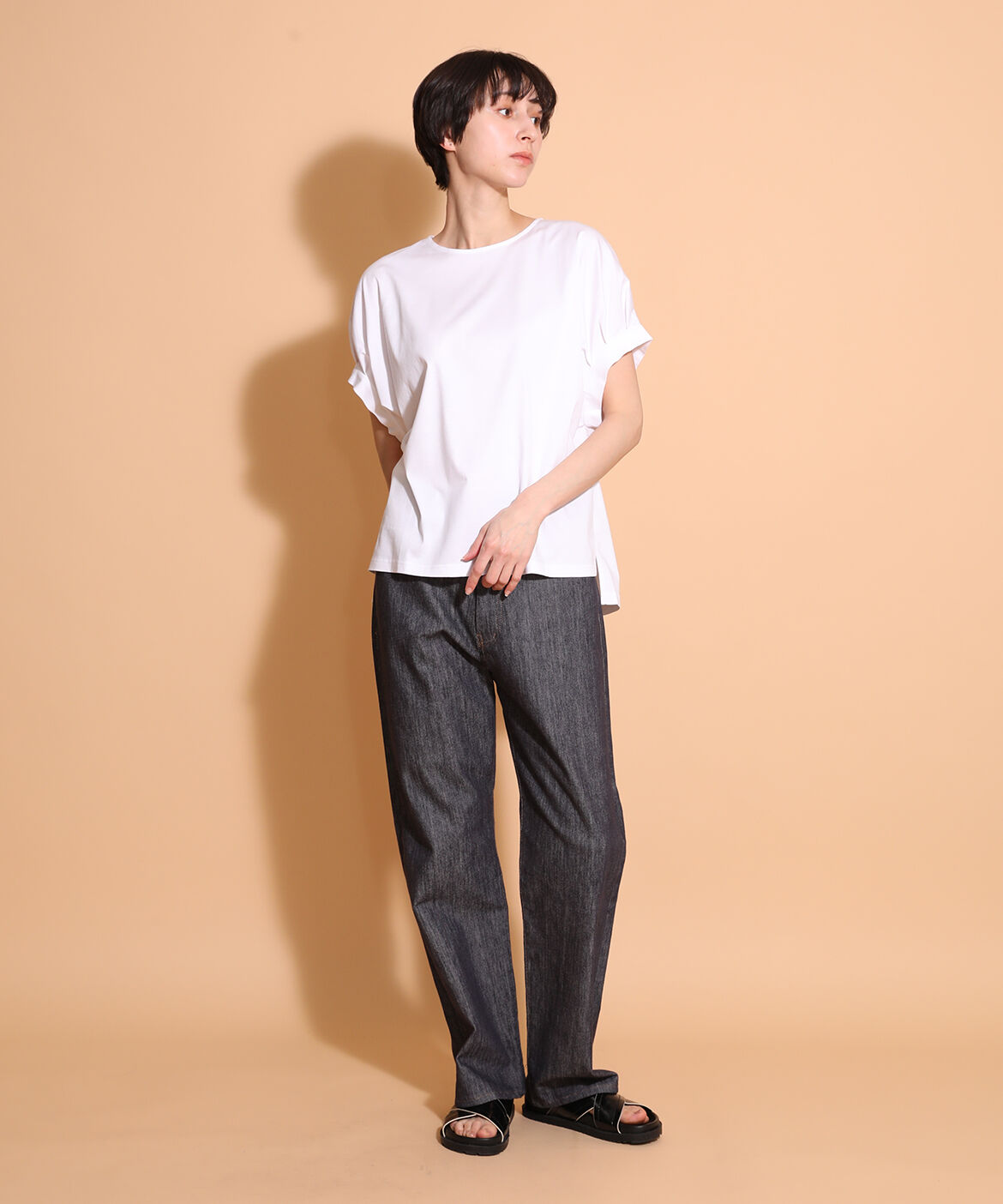 DAY by DAY it&rsquo;s international「スムースコットンタックスリーブカットソー」|Tシャツ・カットソー|