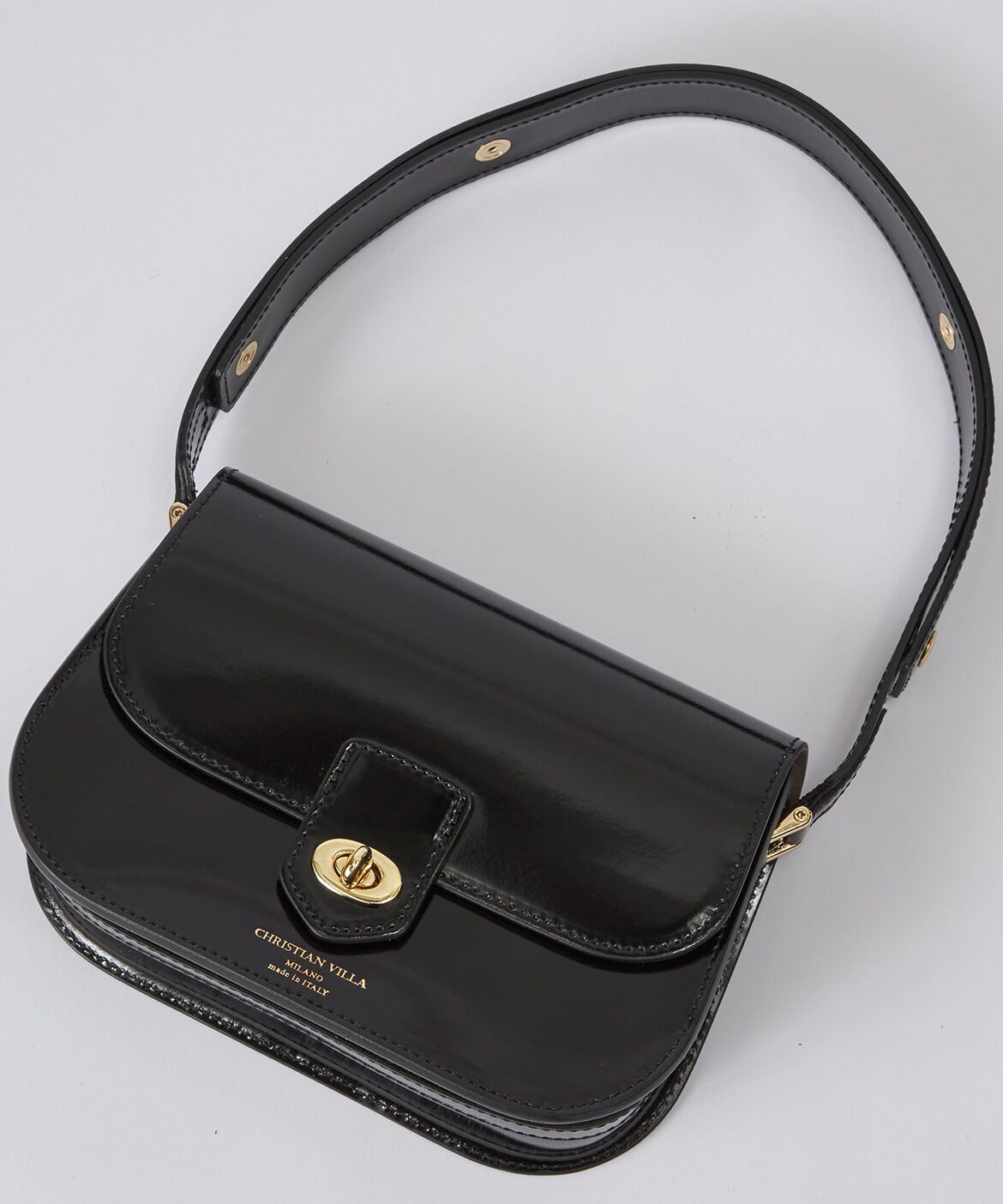 INED「《SUPERIOR CLOSET》フラップレザーショルダーバッグ《CHRISTIAN VILLA》」|ハンドバッグ|