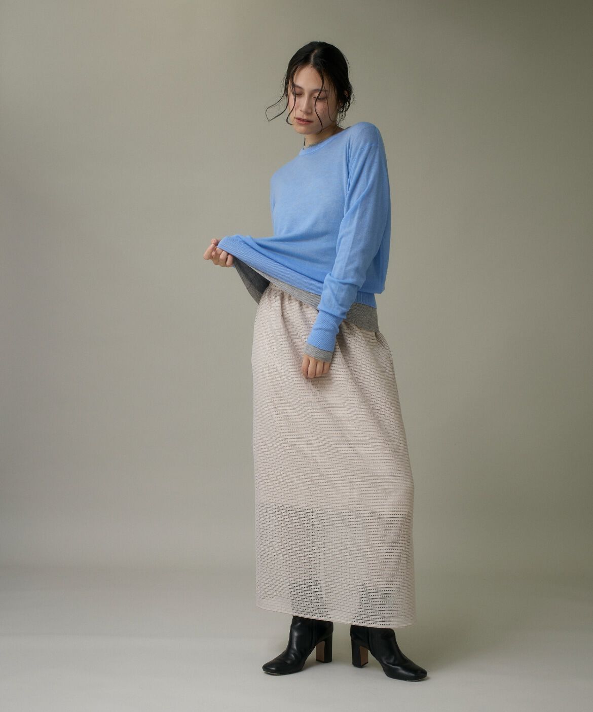 DAY by DAY it&rsquo;s international「クルーネックニットプルオーバー《Melty air wool》」|ニット・セーター|