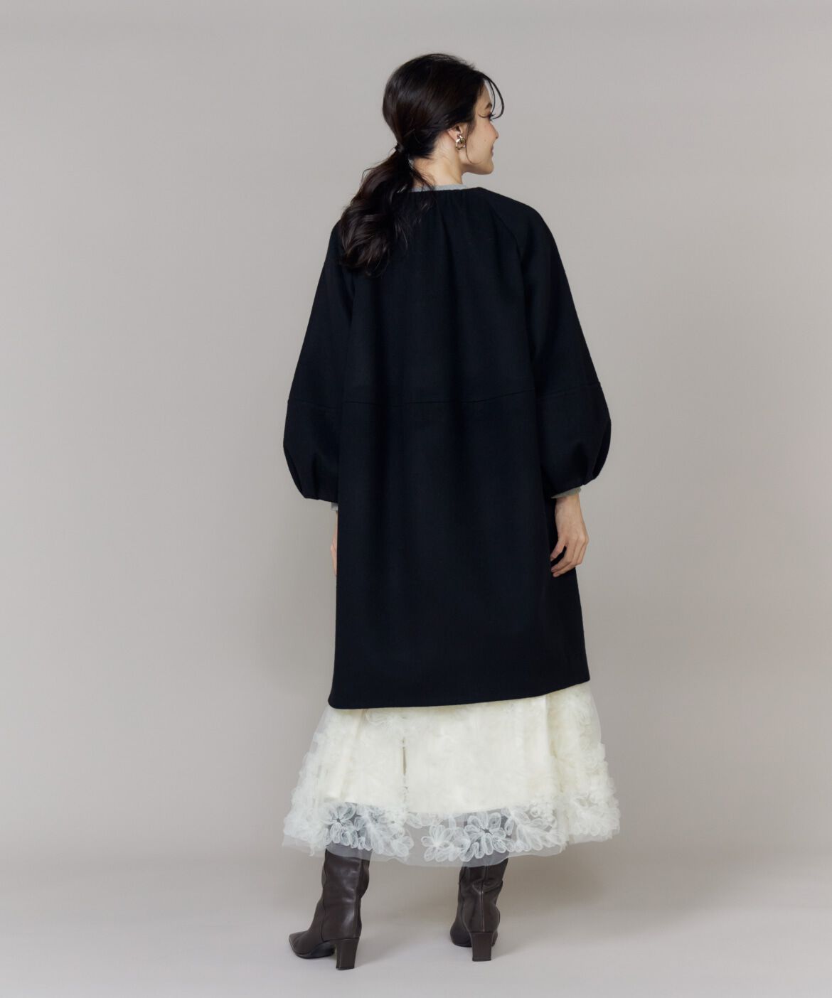 Maglie le cassetto「《大きいサイズ》ダブル釦袖ボリュームコート」|その他|