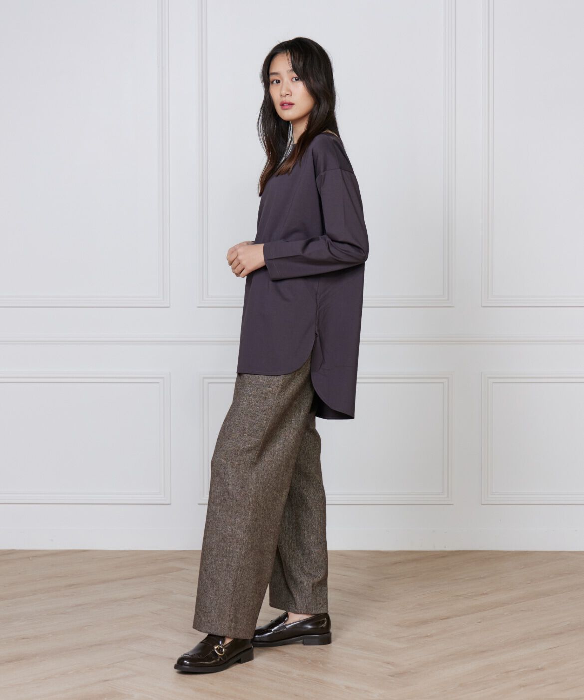 DAY by DAY it&rsquo;s international「コットンポンチラウンドテールロングカットソー」|Tシャツ・カットソー|