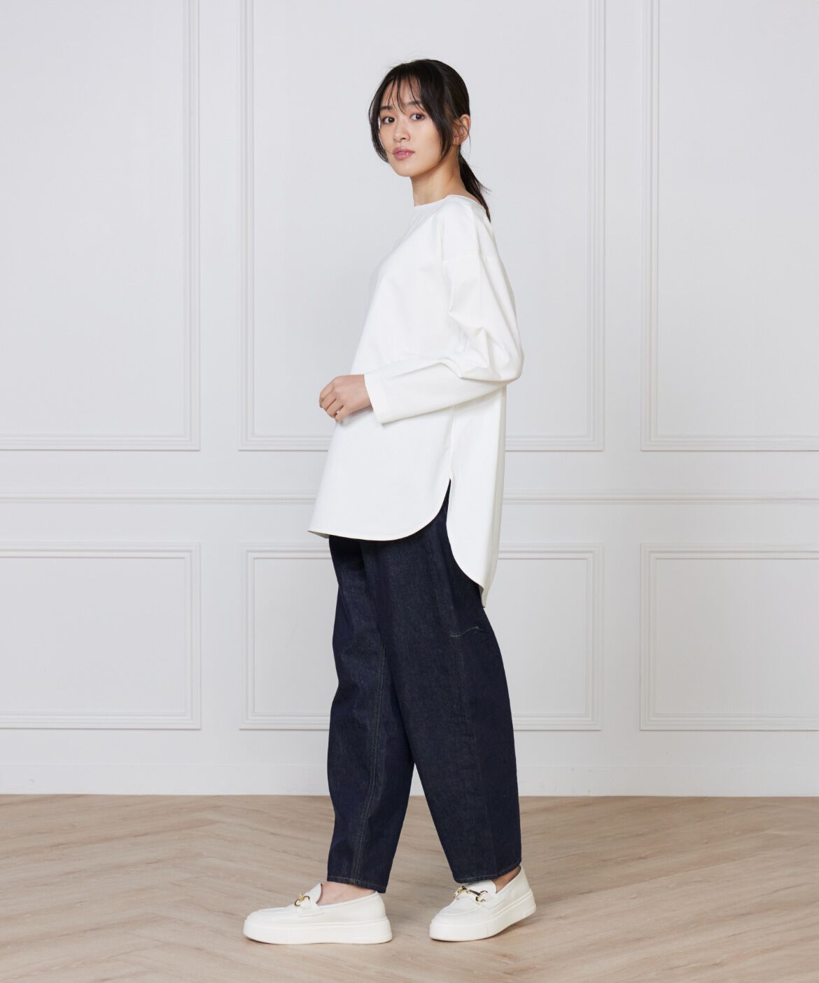 DAY by DAY it&rsquo;s international「コットンポンチラウンドテールロングカットソー」|Tシャツ・カットソー|