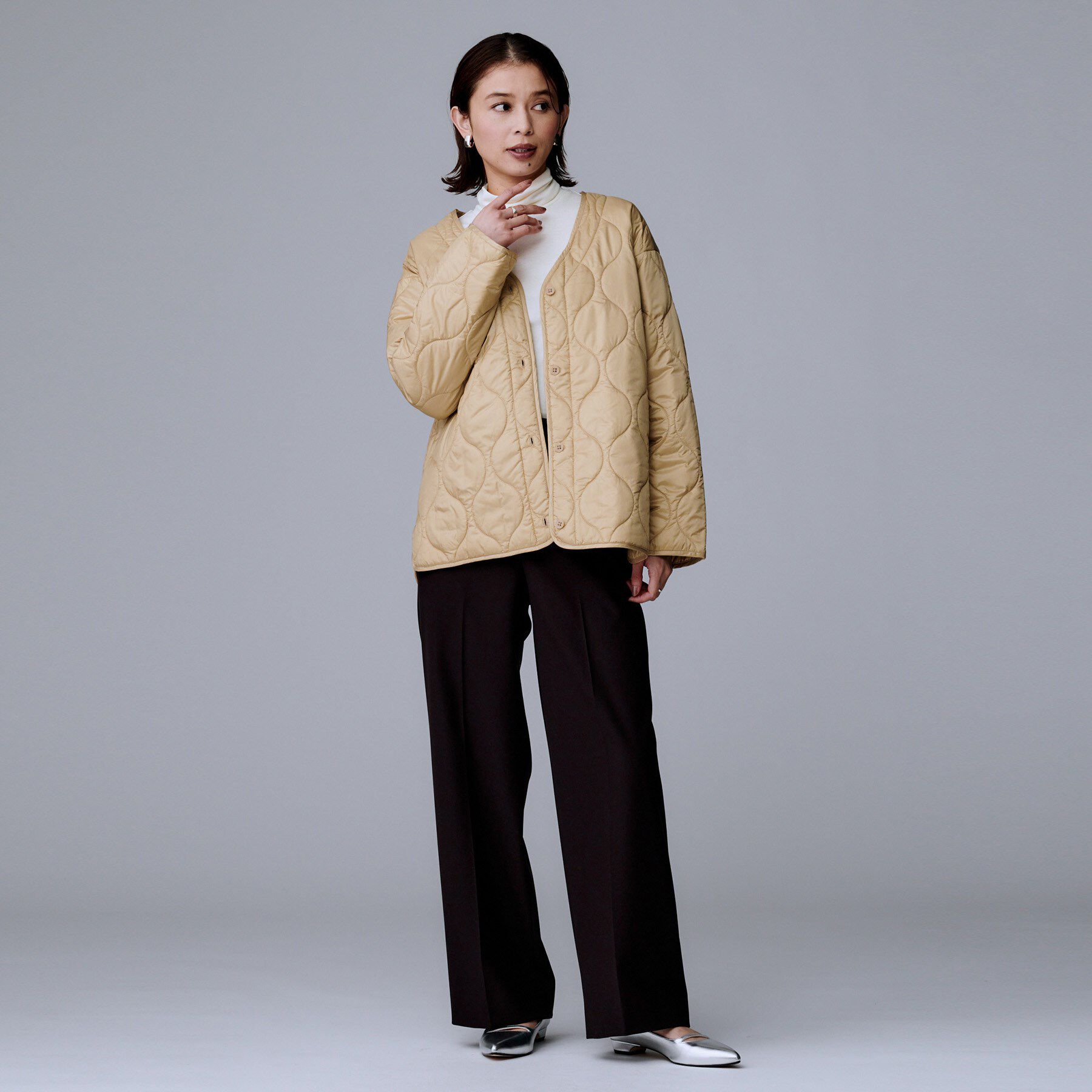 メゾピアノ キルトライナー付3wayマウンテンパーカー撥水加工　120cm キルトライナー付／アウトドア】3WAYマウンテンパーカー（UNTITLED