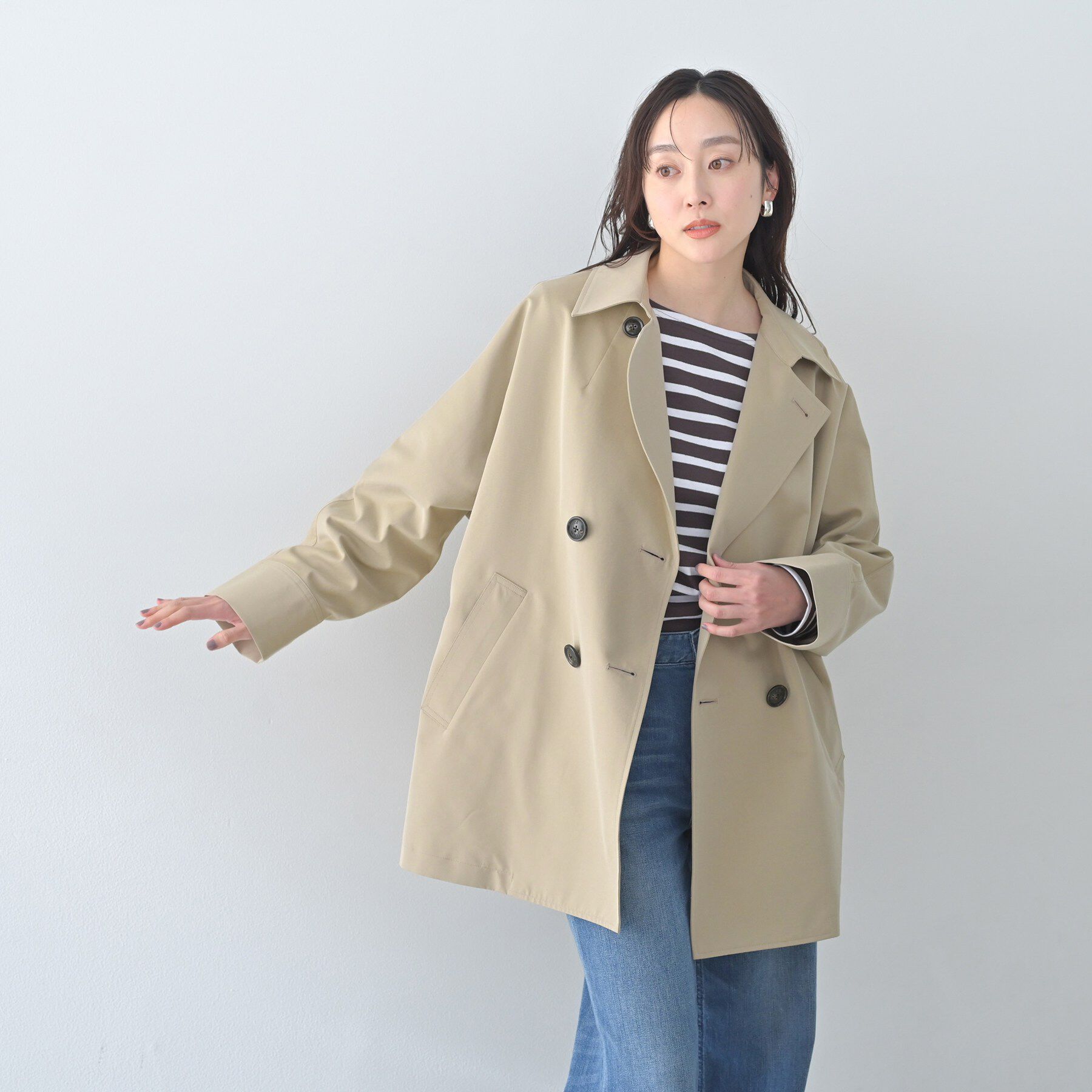 UNTITLED「【TICCA】miniテントトレンチコート」|トレンチコート|