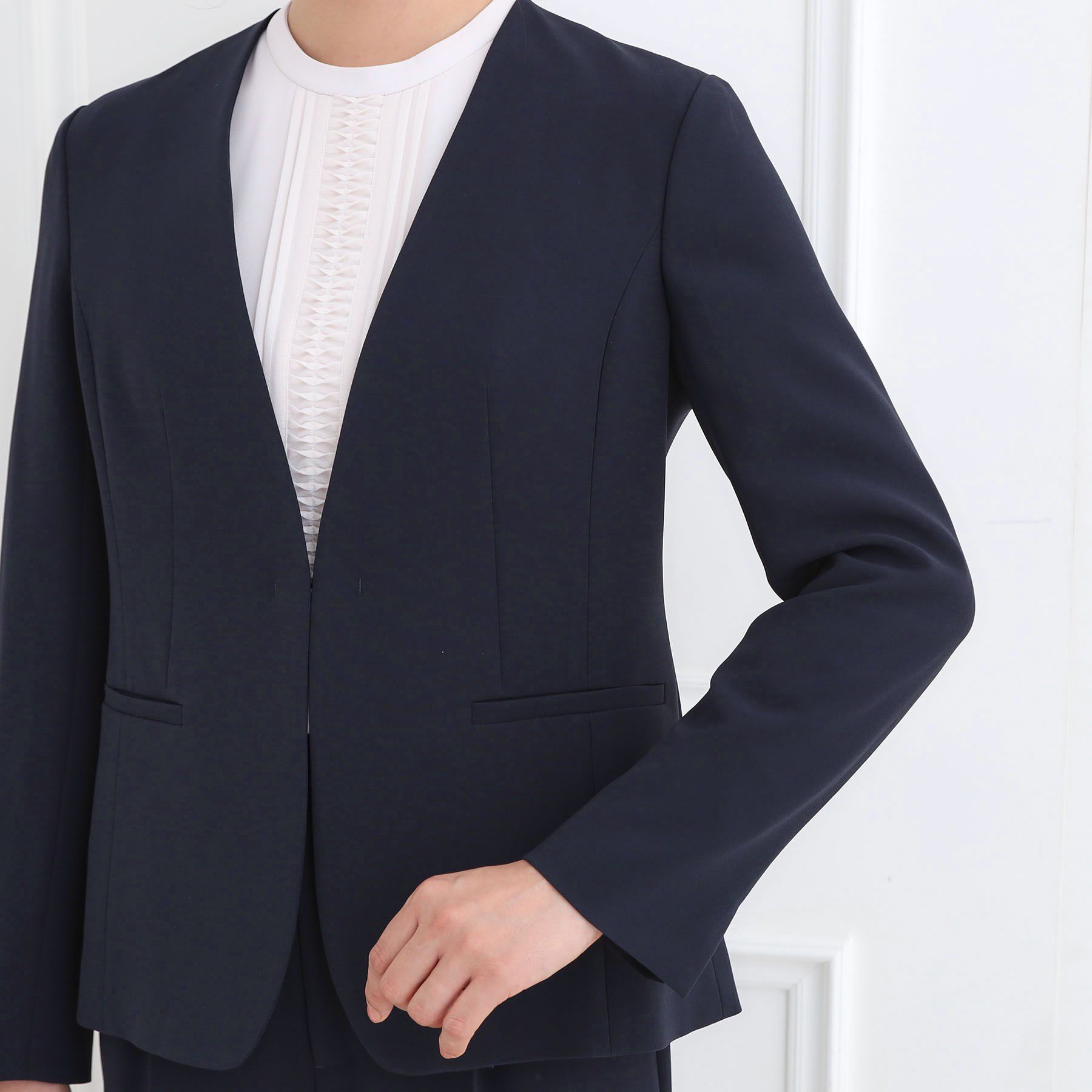 Reflect「【フォーマル／入卒／セットアップ可】ノーカラージャケット」|ノーカラージャケット|