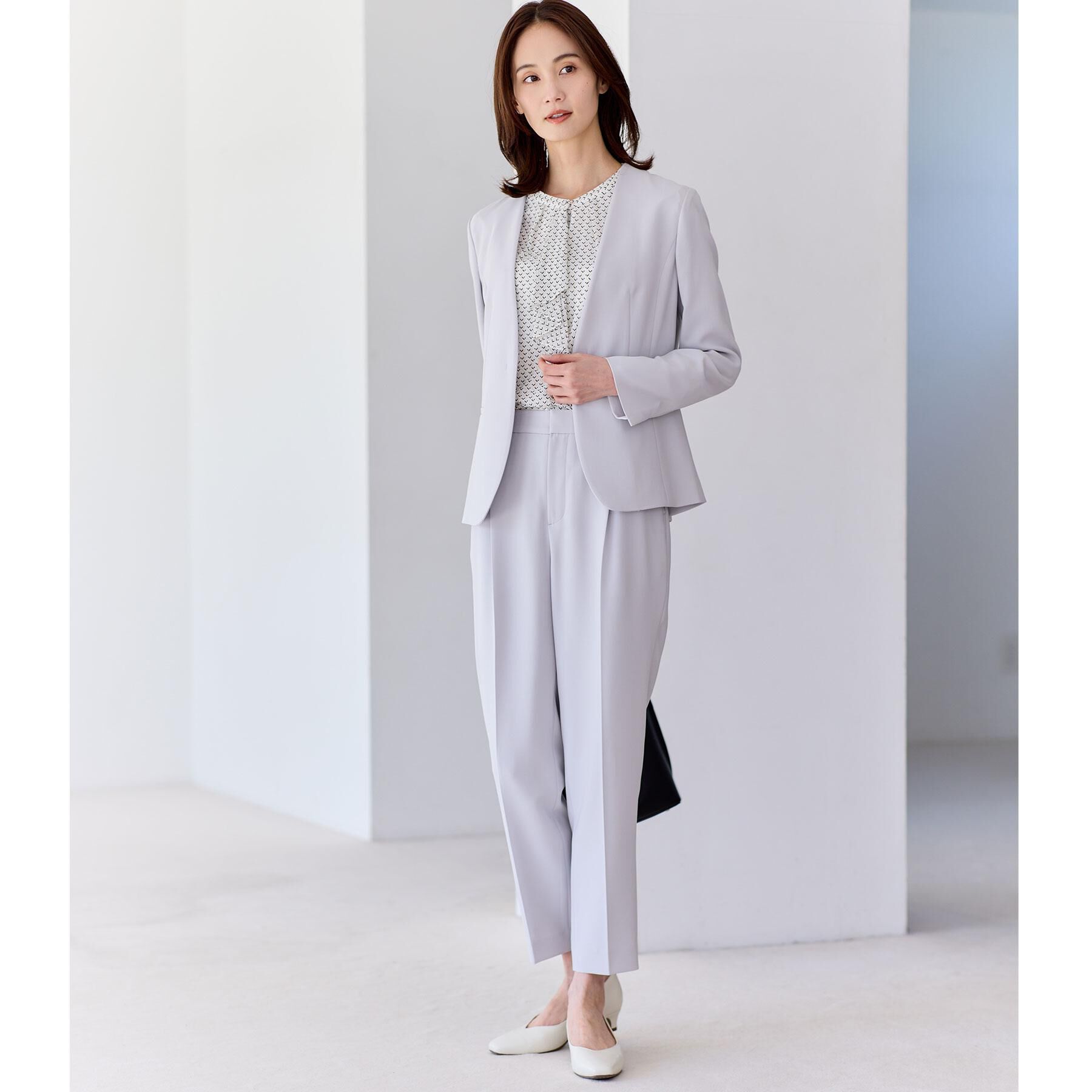 Reflect「【フォーマル／入卒／セットアップ可】ノーカラージャケット」|ノーカラージャケット|