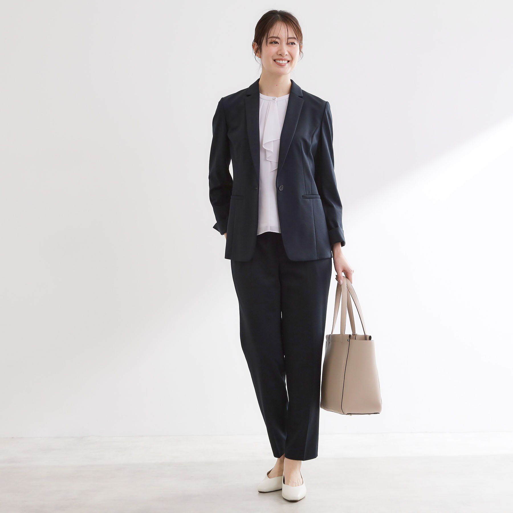 Reflect「フロントフリルシフォンブラウス」|シャツ・ブラウス|