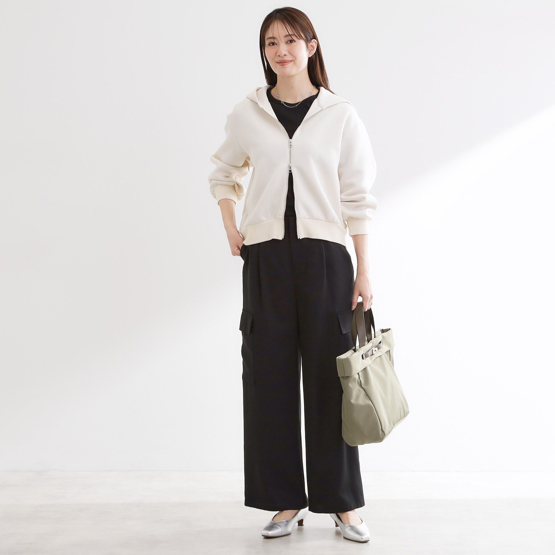 Reflect「ダブルジップドロップショルダーパーカー」|パーカー|