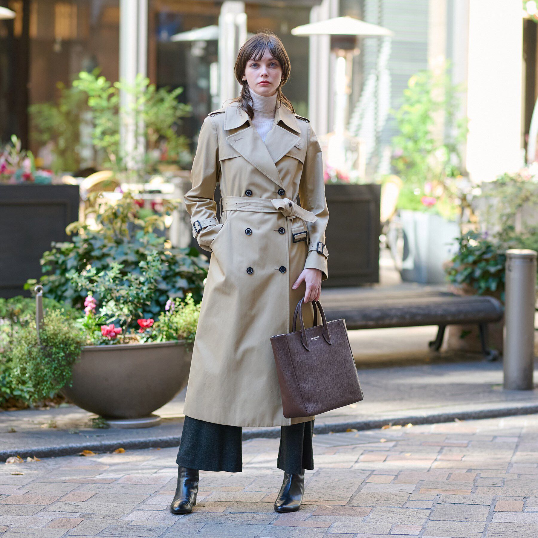 DRESSTERIOR「コットンギャバジントレンチコート」|トレンチコート|