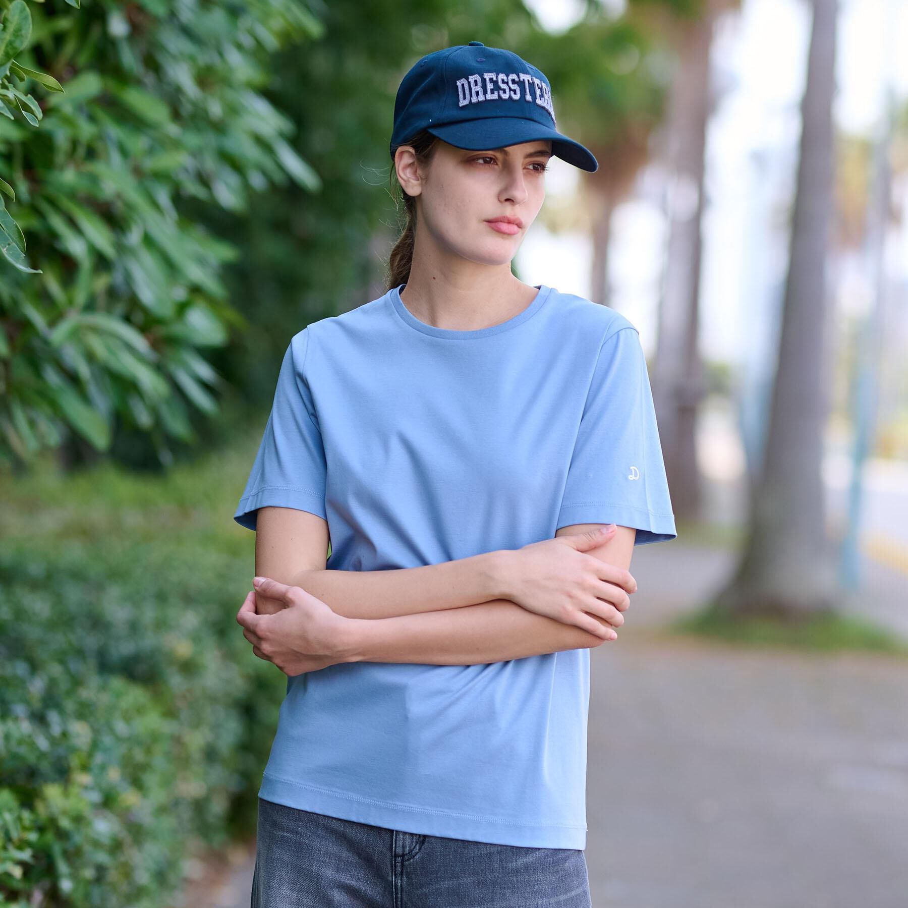 DRESSTERIOR「【接触冷感/抗菌防臭/消臭】アイスクリアコットンTシャツ」|Tシャツ・カットソー|