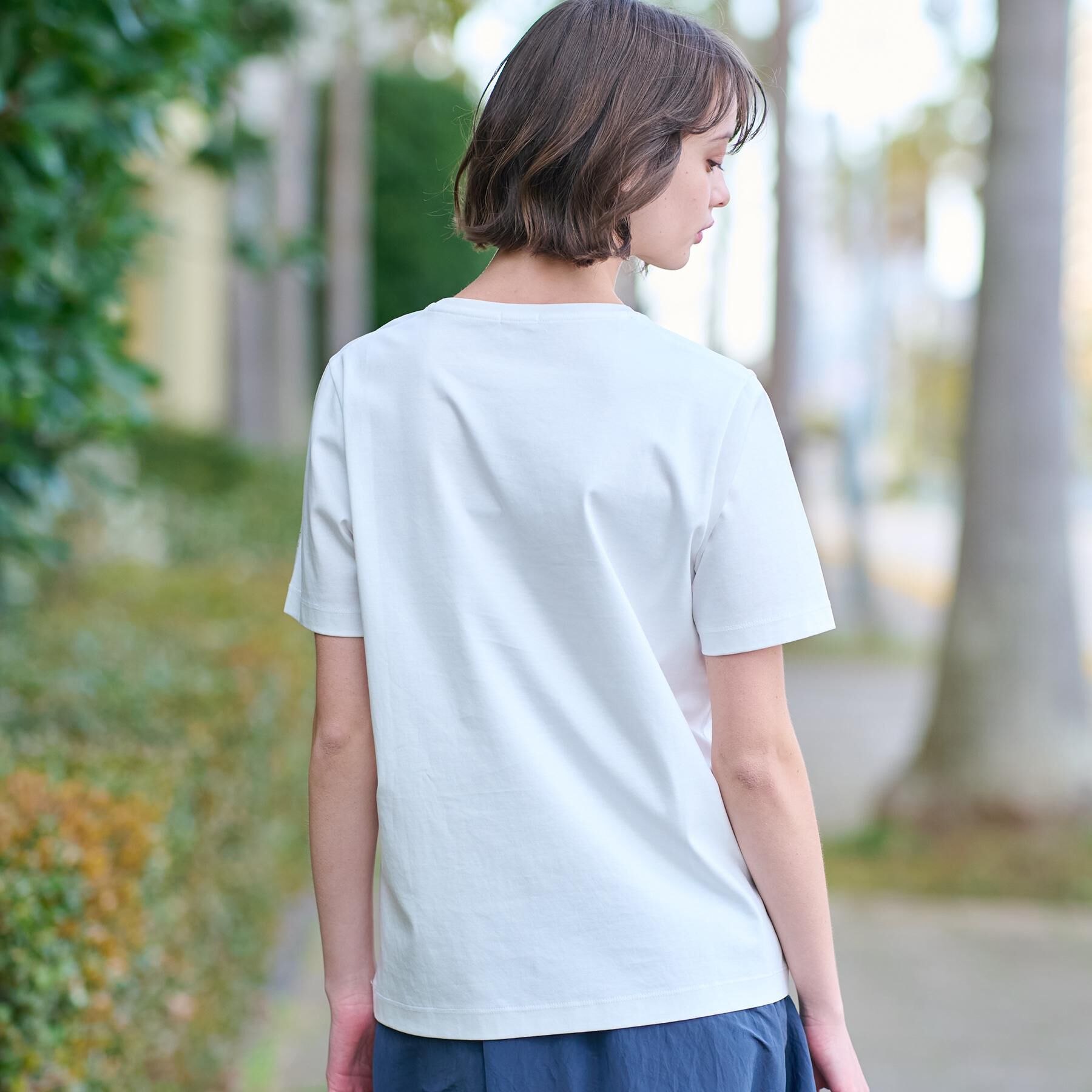 DRESSTERIOR「【接触冷感/抗菌防臭/消臭】アイスクリアコットンTシャツ」|Tシャツ・カットソー|