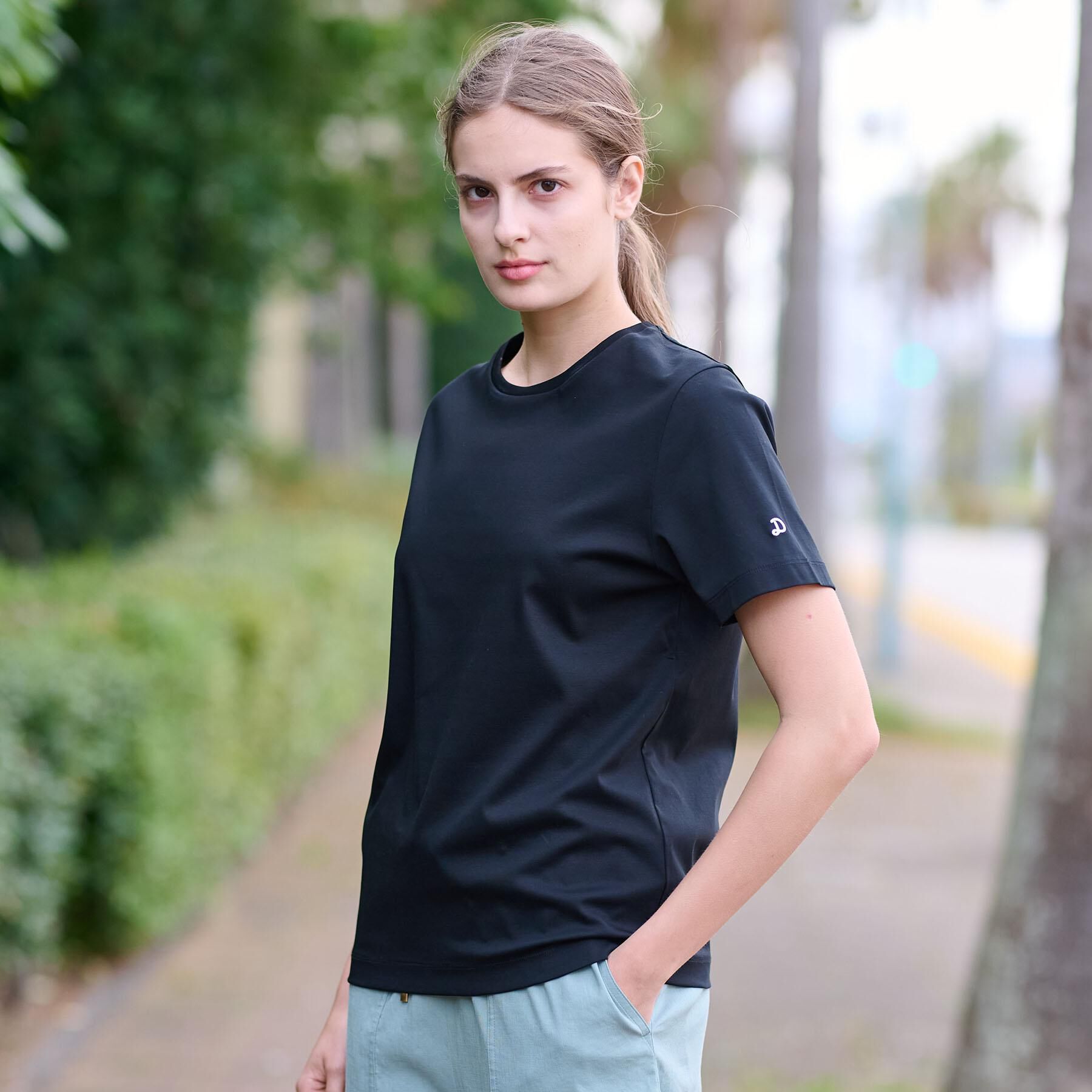 DRESSTERIOR「【接触冷感/抗菌防臭/消臭】アイスクリアコットンTシャツ」|Tシャツ・カットソー|