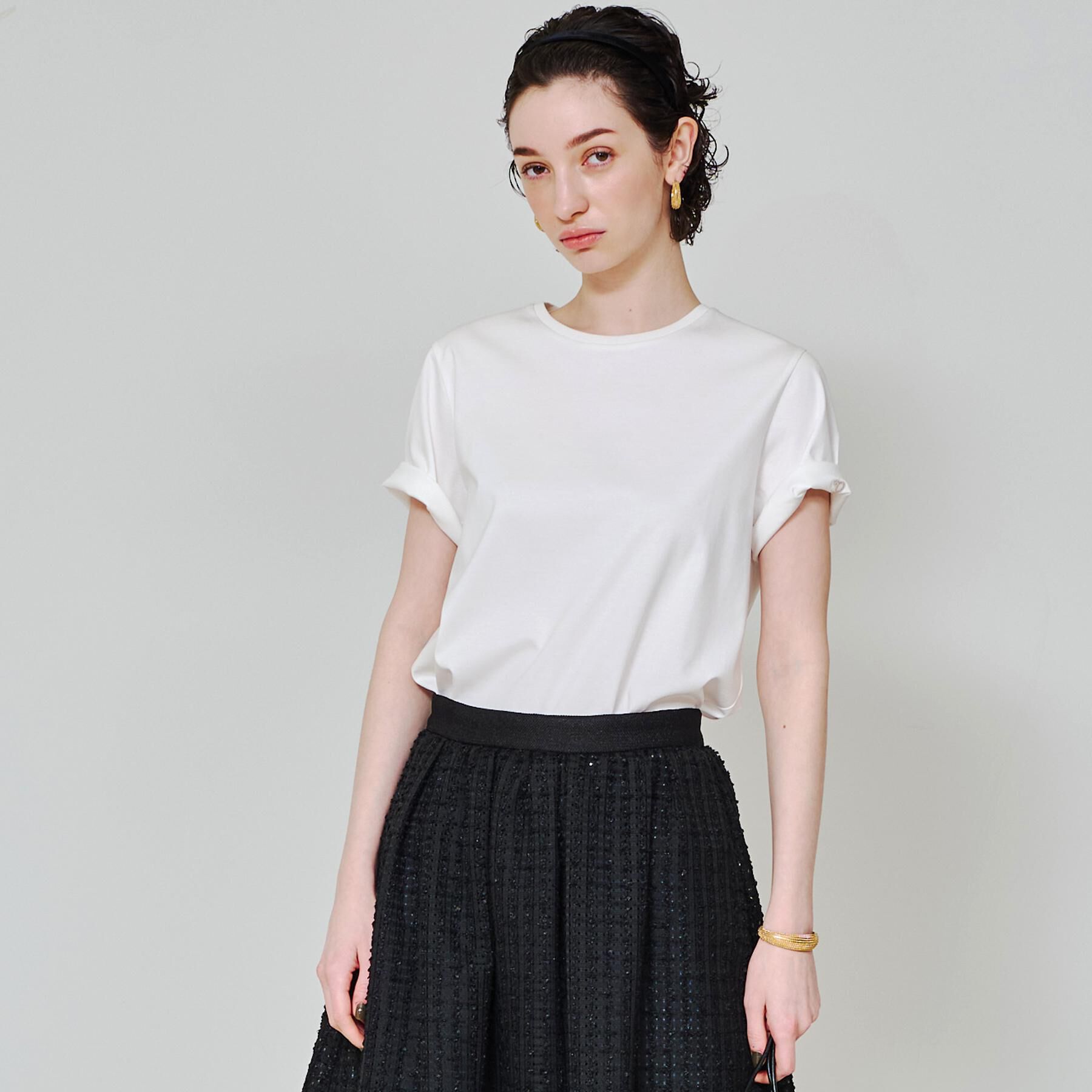 DRESSTERIOR「【接触冷感/抗菌防臭/消臭】アイスクリアコットンTシャツ」|Tシャツ・カットソー|