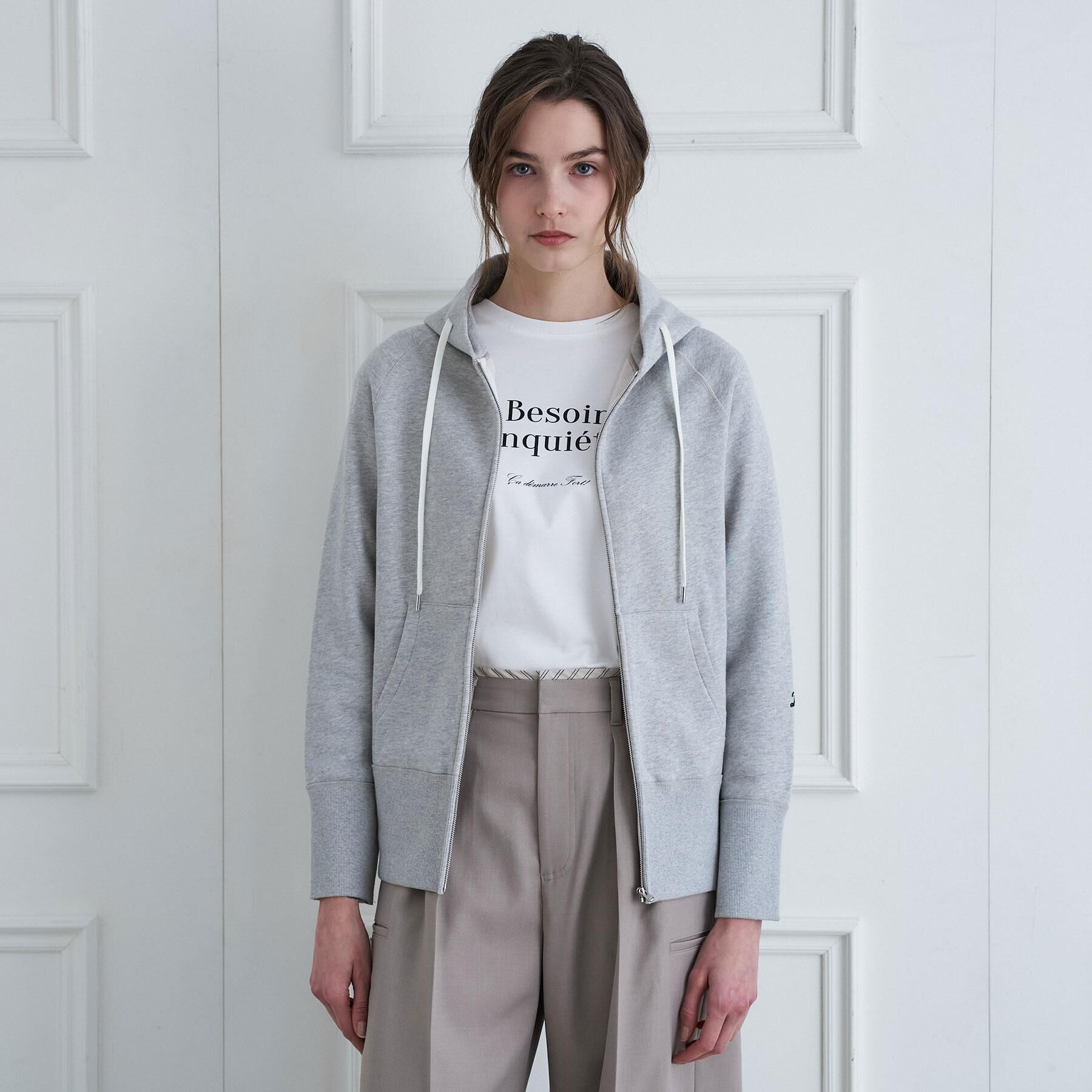 DRESSTERIOR「コットン裏毛フーディー」|パーカー|