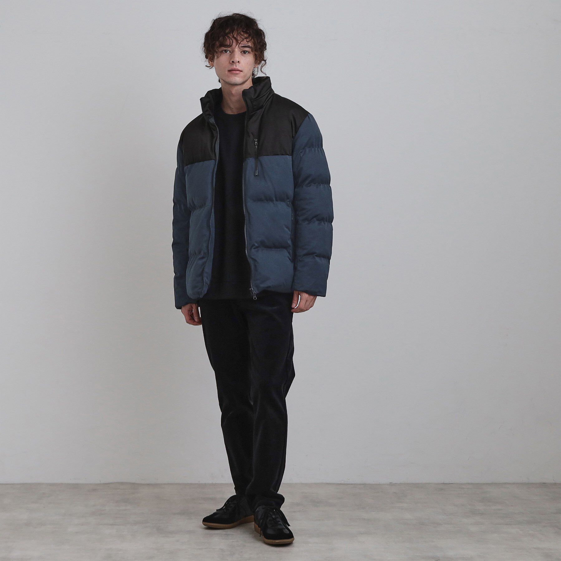 tk.TAKEO KIKUCHI「ポリストレッチ中綿フードブルゾン」|ブルゾン・スタジャン|