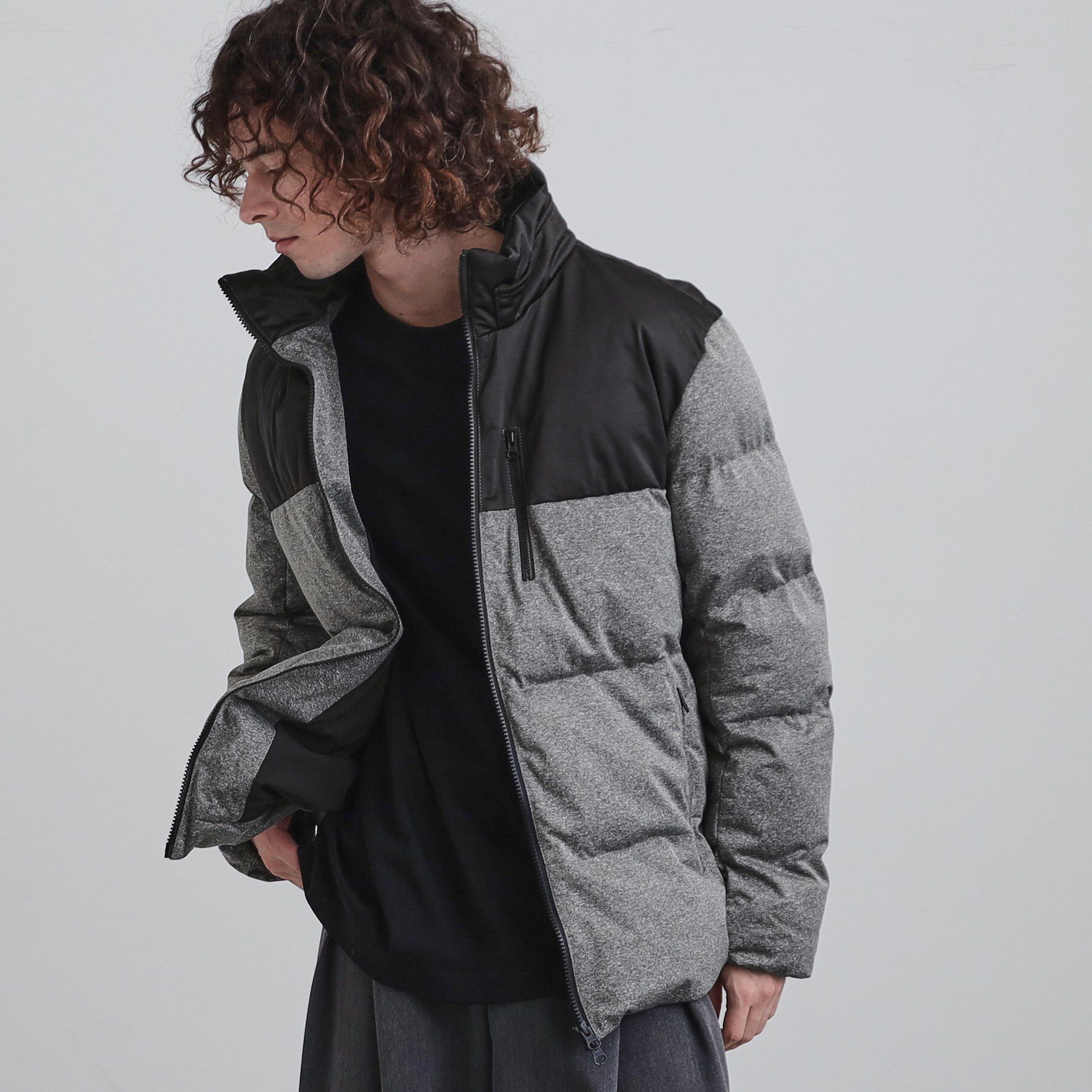 tk.TAKEO KIKUCHI「ポリストレッチ中綿フードブルゾン」|ブルゾン・スタジャン|