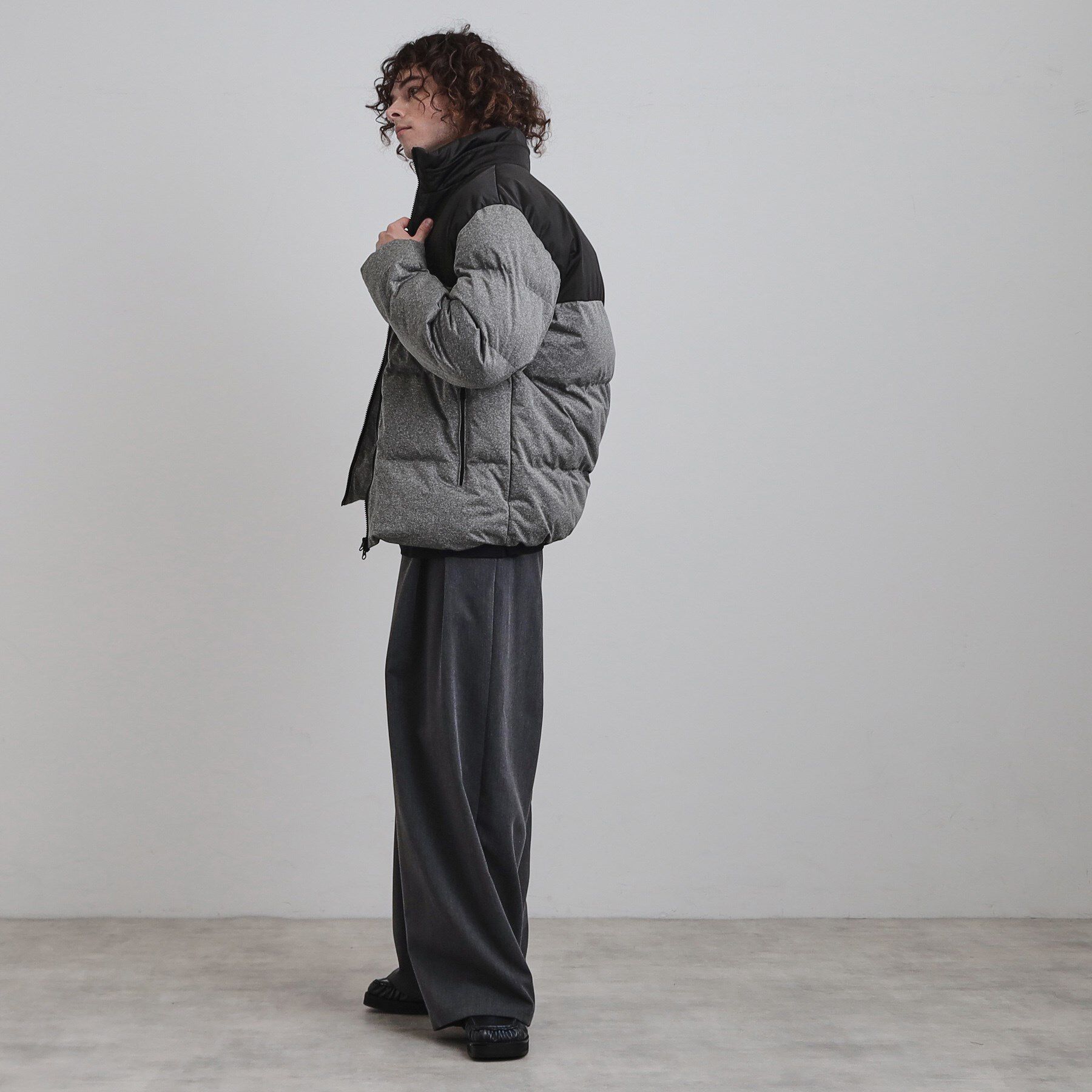 tk.TAKEO KIKUCHI「ポリストレッチ中綿フードブルゾン」|ブルゾン・スタジャン|