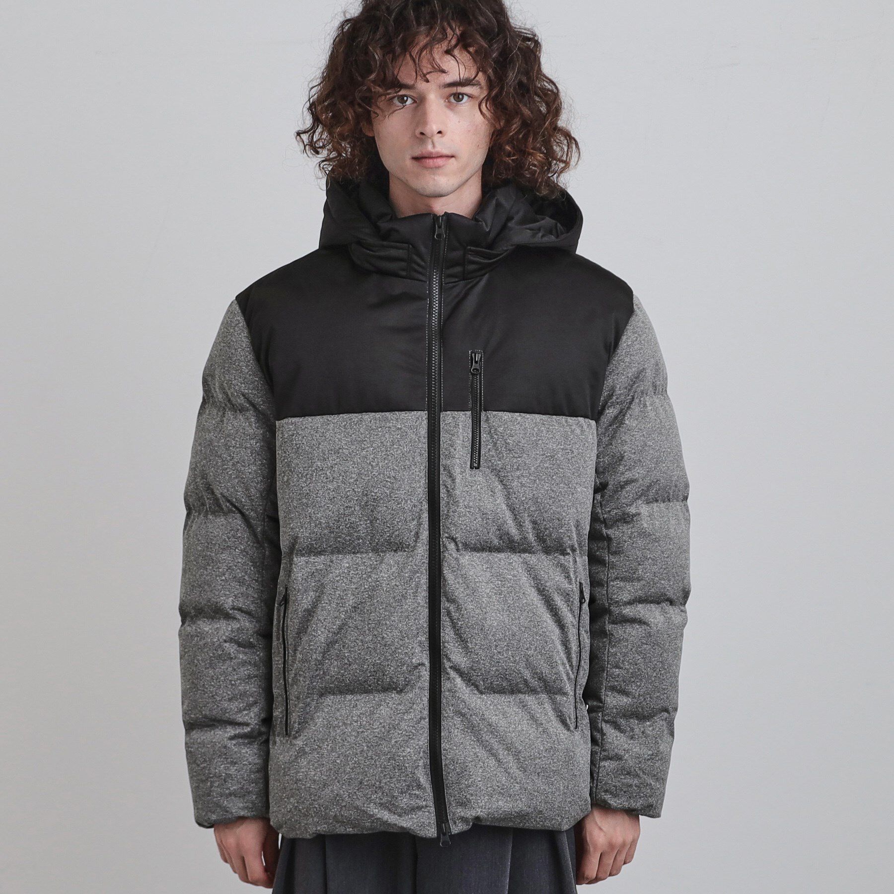 tk.TAKEO KIKUCHI「ポリストレッチ中綿フードブルゾン」|ブルゾン・スタジャン|